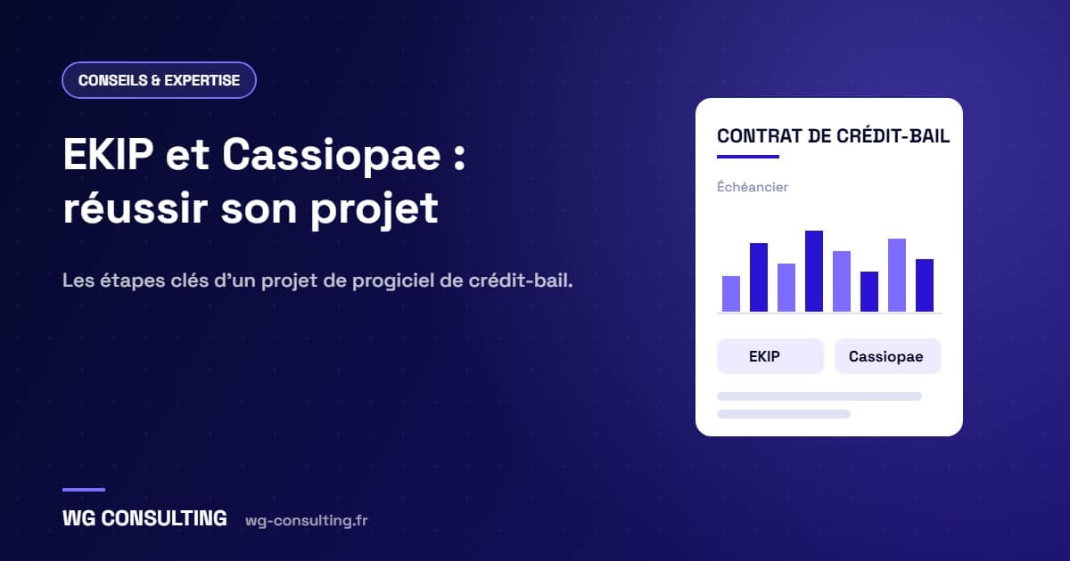 Contrat de crédit-bail et échéancier, projets EKIP et Cassiopae